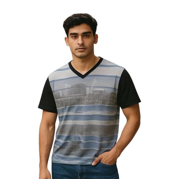 Express Other - Express Graphic V-Neck T-Shirt S